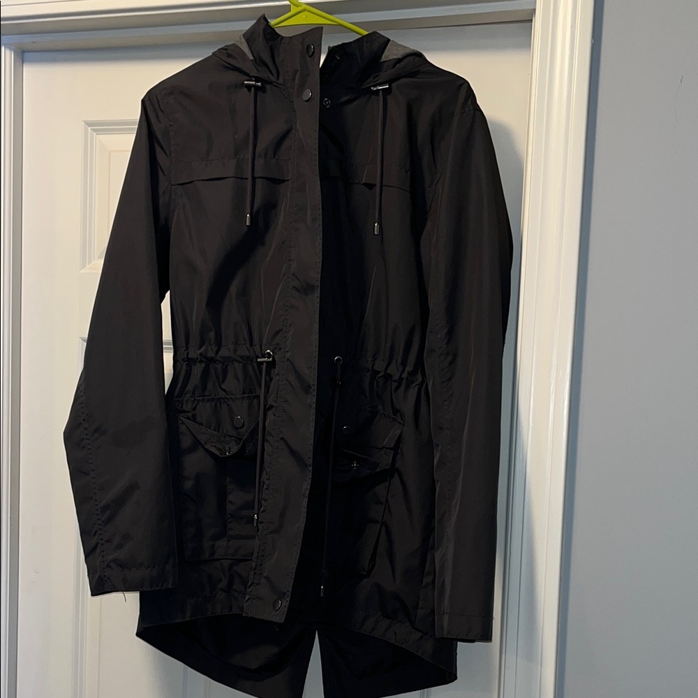Merona Black Utility Jacket with Hood